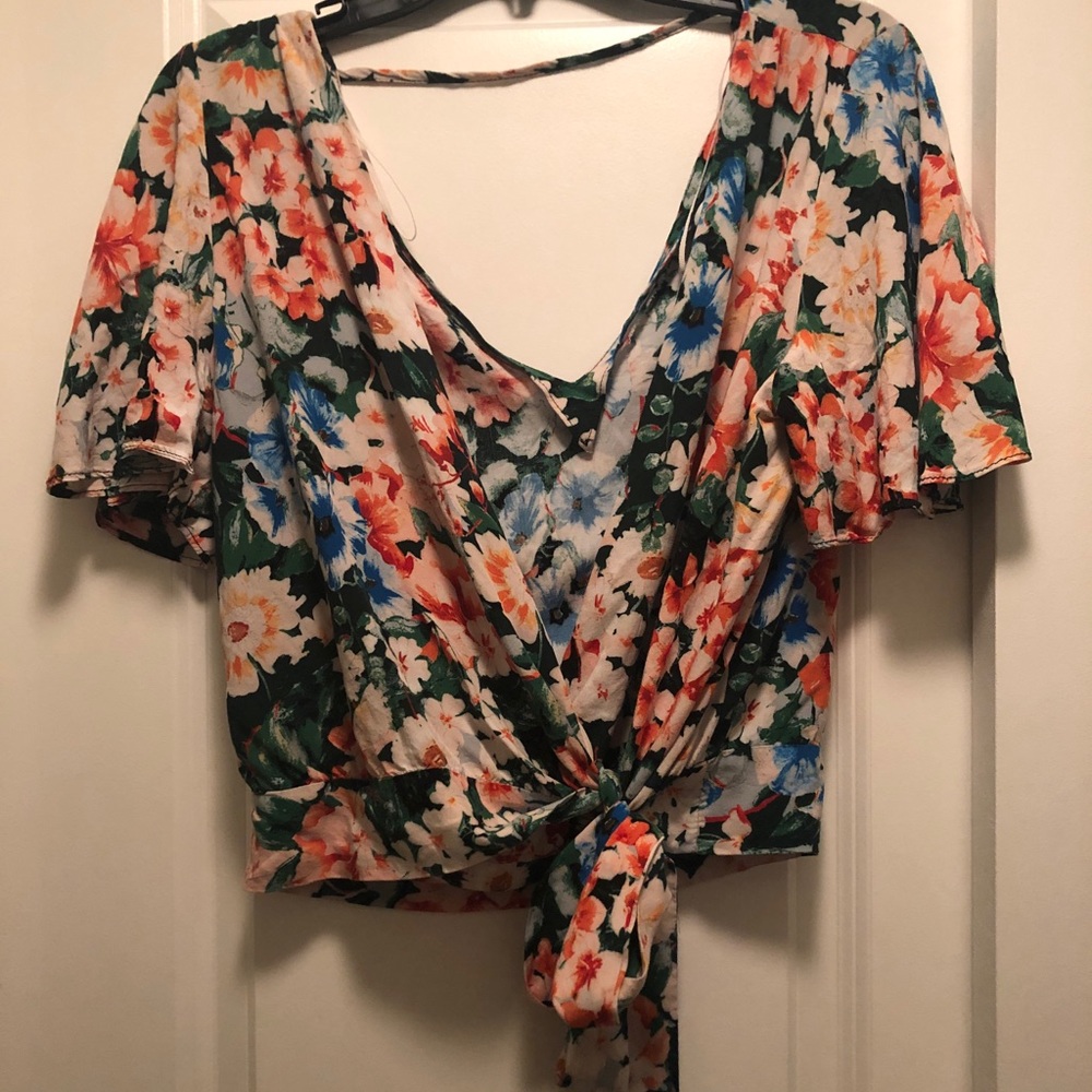 Zara Wrap Crop Top